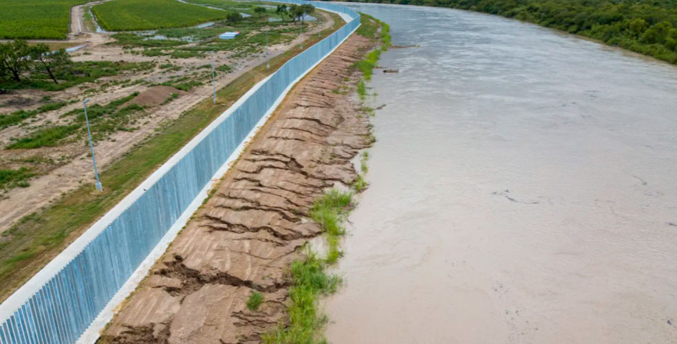 El muro de Trump en Río Grande amenaza agua de 15 millones de personas