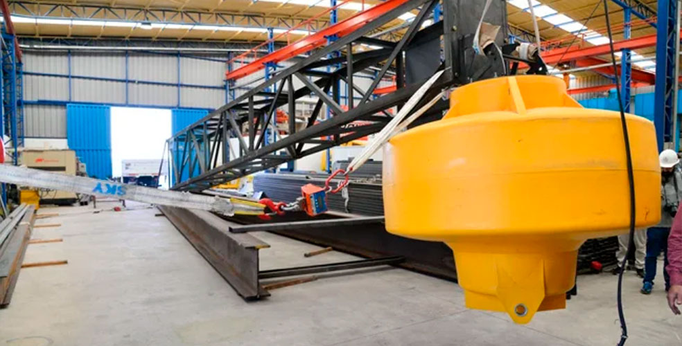 Primera prueba de energía undimotriz en Buenos Aires