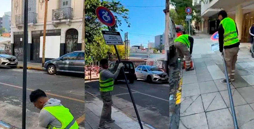 Estacionamiento para discapacitados: retiraron 300 carteles en Buenos Aires